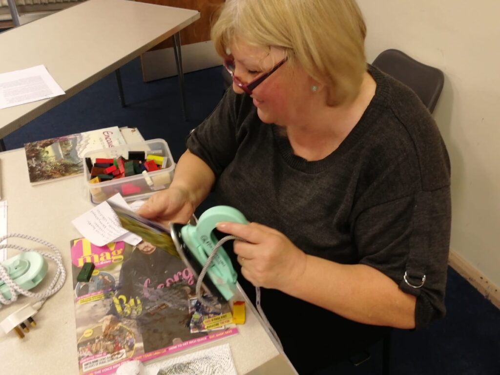 Encaustic Art in creation