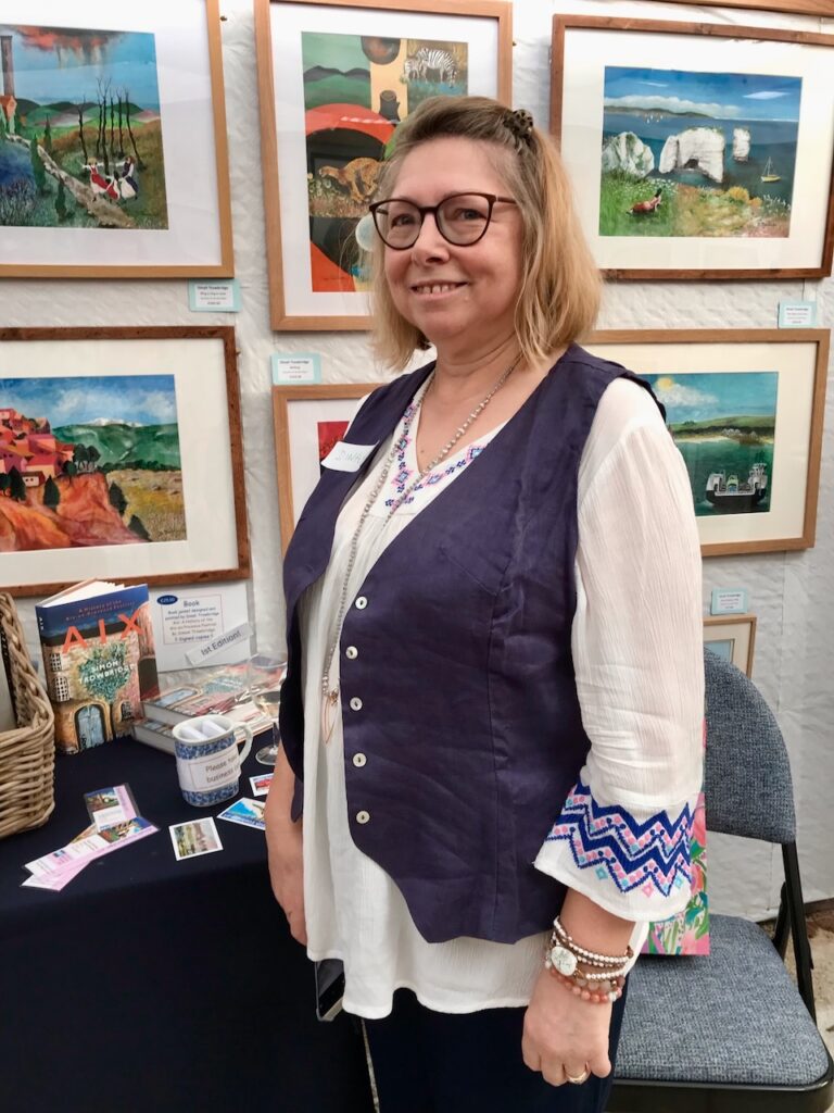 Me at my first Artweeks Exhibition in 2024