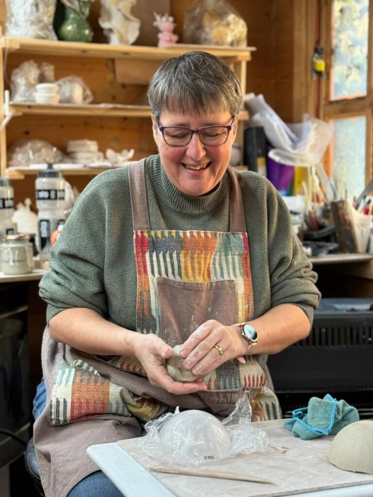 Kiki in her studio
