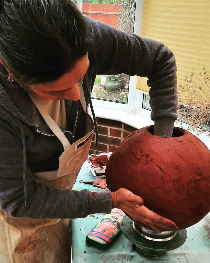 Making my favourite Moon Jar