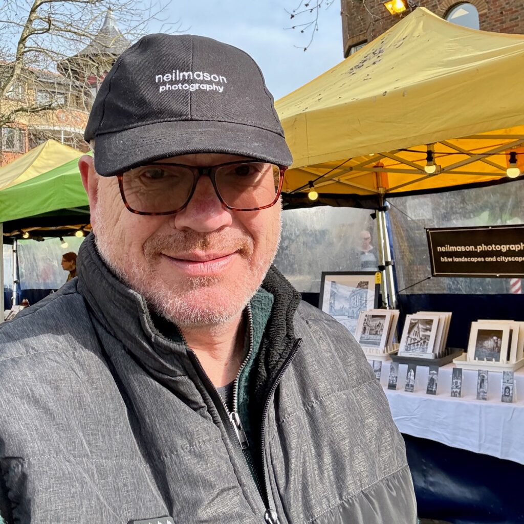 Neil Mason at Gloucester Green Art Market