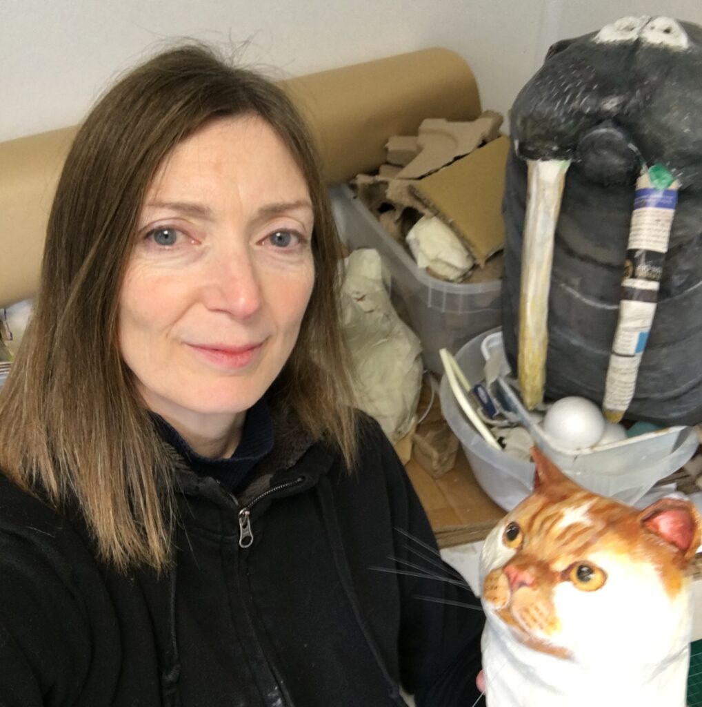 Victoria Stanway in art studio
