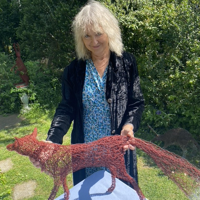 Melissa and a red fox