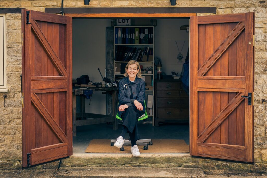 Sarah Pulvertaft in her workshop photo: Paul Read