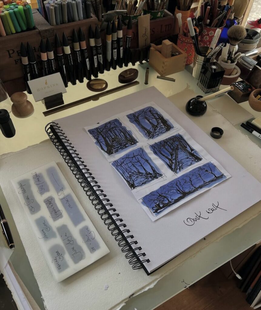 My drawing desk
