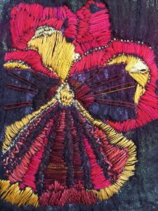 Susan Hollebone: Face of a Pansy