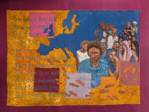 Judy Hammond: Perspective (Machine Stitched Textile Artwork)