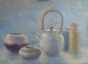 Valerie Petts OAS: Janet's Pots - oil