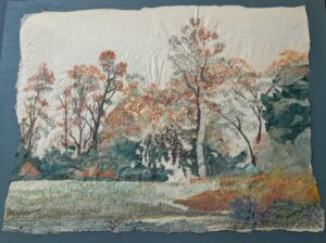 Judy Hammond: Shotover (Machine Stitched Textile Artwork)
