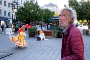 Paul Bullivant: Street performer and supporter, Montreal.