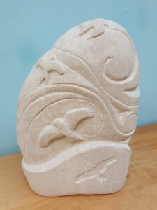 Karen Vogt: 'Circling Kites' Limestone