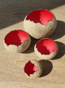Karen Vogt: Red wobble pots