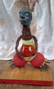 Frieda van de Poll: Moon, mixed media