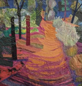 Judy Hammond: Colorado Provencal (Machine Stitched Textile Artwork)