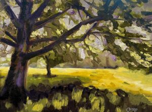 Caroline Busby: Marsh's Buttercups, 42x30cm framed, £150