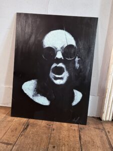 Laura Pomarius: 'Trace' - Oil on Clayboard