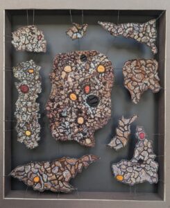 Judy Hammond: Soil (Machine and Hand Stitched Textile Artwork)