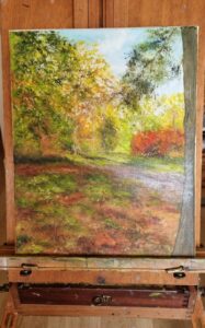 Judith Waywell: Autumn Colours.  Oil on Canvas