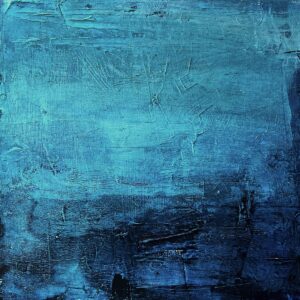 Hannah Vickery OAS: Abstract in teals