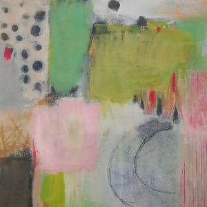 Linda Whaley: Acrylic on Wooden Cradled Board 20 x 20cm