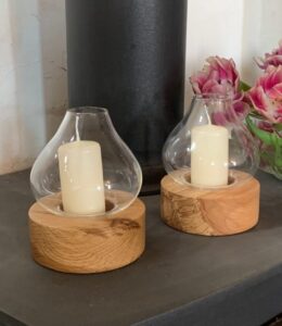 John Rendle: Lanterns in applewood