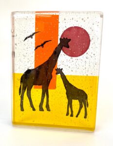 Alison Blanchard OCG, WOA: Out of Africa - Mother and baby giraffe