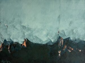 Kelly Washbourne: Mountain Tides 91 x 122cm Oil on canvas