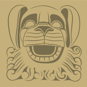Deb Sutcliffe: Lion Dog Giclee print