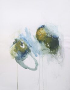 Jacqueline Abel: Apples - Watercolor on paper - 420 x 594 cm