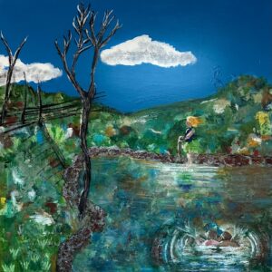 Astrid Melissa Wilson: 3 Sima Boys  100 x 100cm