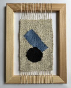 Wendy Bedeman: Disturbance 3 - Weaving in wool