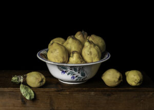 Benedict Ramos: Quinces and Bowl by Benedict Ramos
