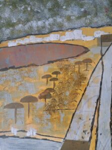 Gillian Skyte: La Baie des Anges     Acrylics   30cmx40cm framed    £45