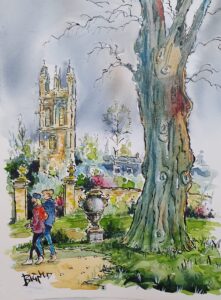 Bruce Bignold OAS: 'Oxford's Botanic Gardens. Founded by Henry Danvers in 1621, one of the UK's oldest botanic gardens.'