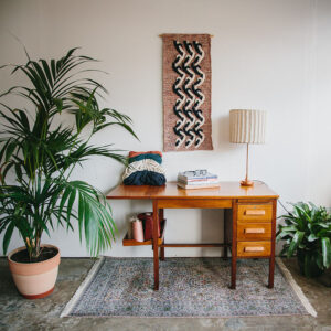 Cassandra Smith: Handwoven wall-hanging featuring intricately woven cord