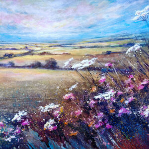Cathryn Jeff: Beautiful Hedgerows, Mixed Media on board