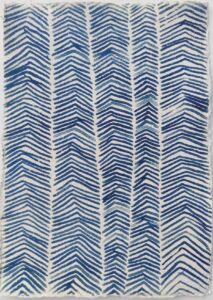 Emma Williams: Chevrons - blue on white