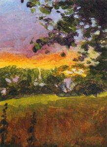 Caroline Busby: Chiltern's Liquid Gold, 18x13cm framed, £125