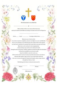 Victoria Bolduc: Commission piece  - Marriage Certificate for St Michael's Church Ayhno
