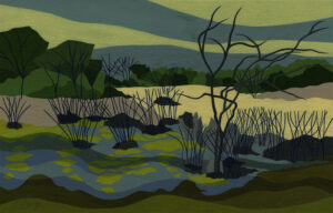 Christine Bass OAS: Cothill Fen, near Abingdon by Christine Bass