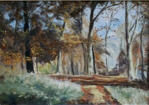 Michael Worthington: Chiltern hills, autumn