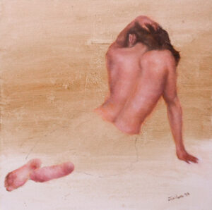 Jean Pierre de Rosnay: Oil painting titled Callisto in repose
