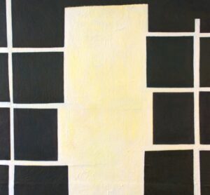 Guy Barkley-Smith: Watcher, acrylic on canvas.