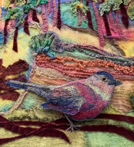 Susan Hollebone: Bird in Forest
