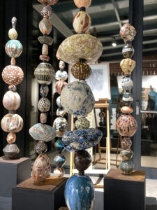 Elizabeth Newbery: Garden totem poles. Available in 3 sizes: 1m, 1.5 m. 2 m.