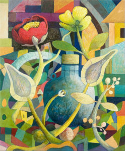Suzanne O'Driscoll: Echoes, oil on canvas, 25x30cm