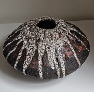 Kashmira Patel: Fury - Black clay vessel -  £95