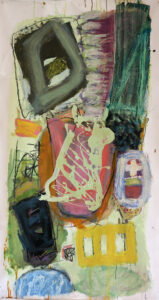 Belinda Ellis: Belinda Ellis 'Gravity Fed III' 2024, oil, acrylic, charcoal & pastel on paper