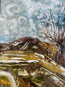 Liz Gascoigne: A Special Place | 25x25cm | oil and wax