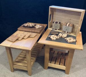 Nicola Kahl: A selection of solid wood furniture and items.